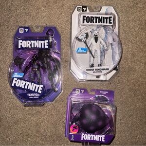 Fortnite Solo Mode Figure Lot Tempest Discovery Glider Purple Ghost Henchman